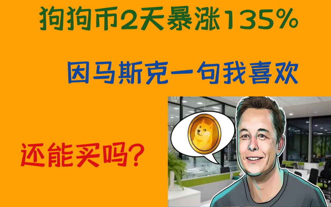 马斯克再次发推，Coinbase瞬间上上涨狗狗币%